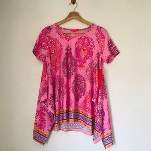 Sunny Leigh Marla Pink Blouse Top
